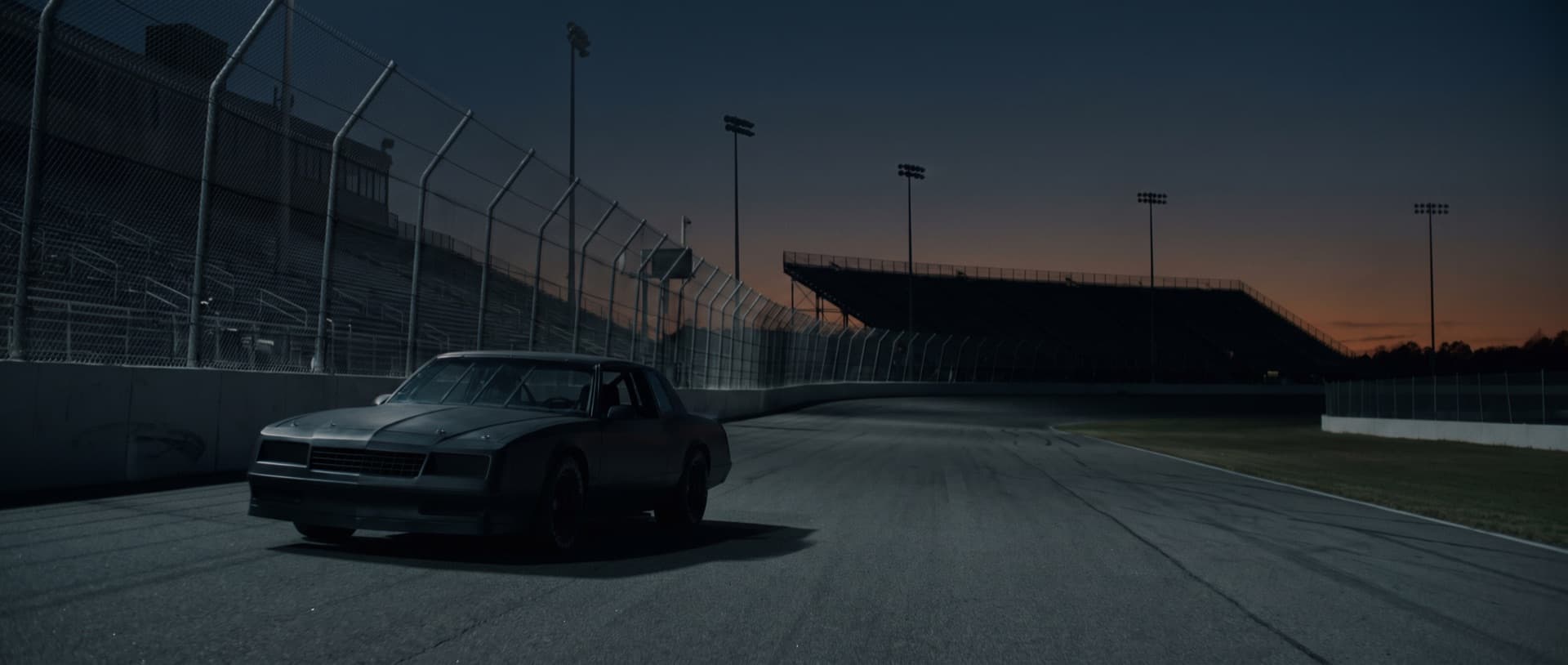 The road in 1988 — nightfall