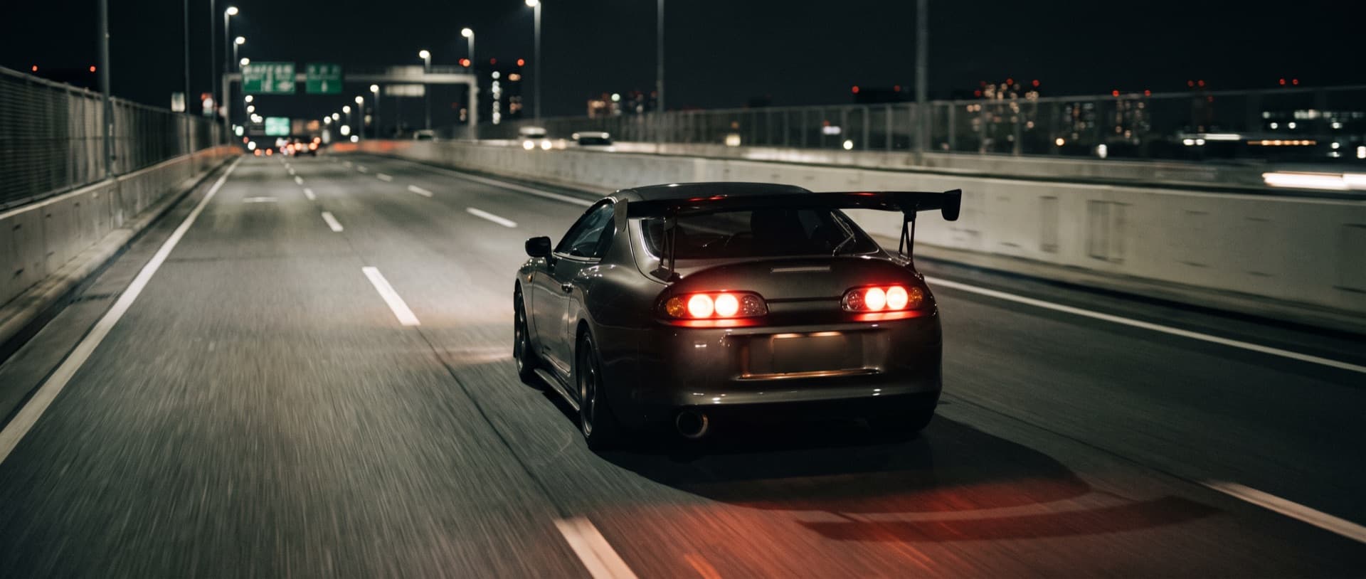 The road in 1998 — street night