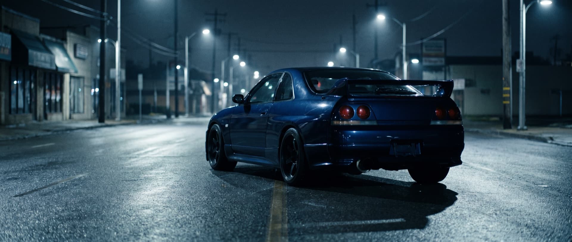 The road in 1999 — midnight